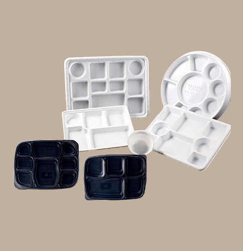 Plastic Compartment Plate